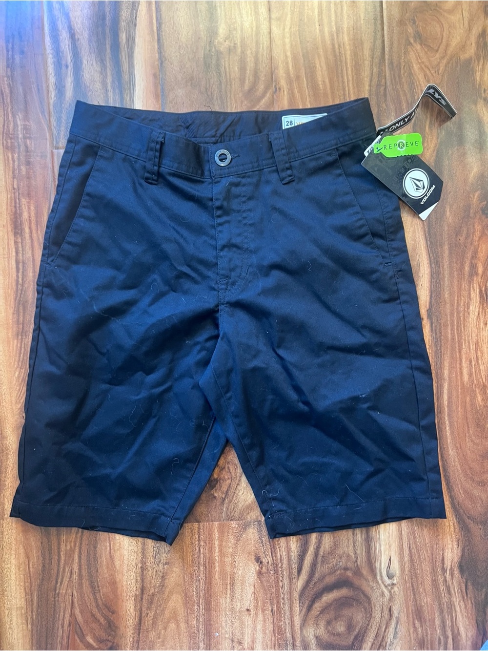 Volcom Men's Dark  Recycled Chino Shorts - Size 28 - New
